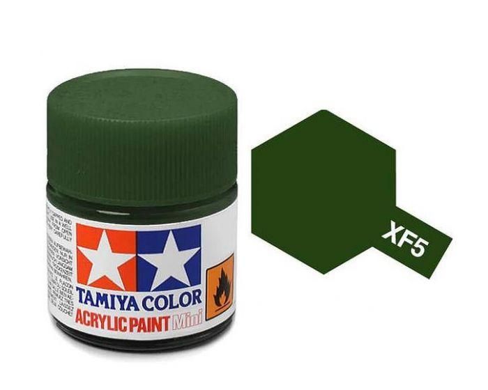 Tamiya Acrylic Flat Paint (10ml) - Flat Green