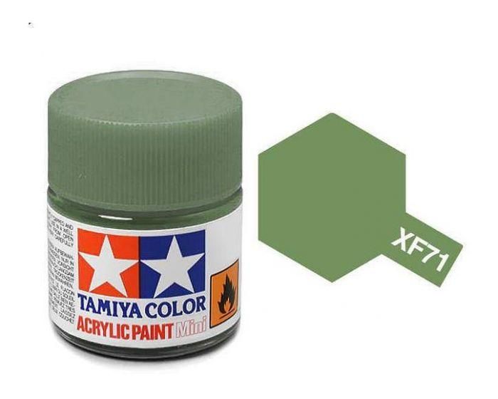 Tamiya Acrylic Flat Paint (10ml) - Cockpit Green (ijn)