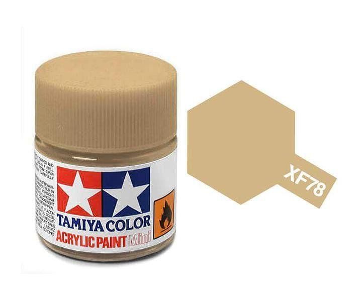 Tamiya Acrylic Flat Paint (10ml) - Wooden Deck Tan