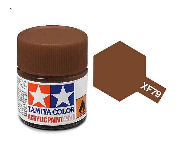 Tamiya Acrylic Flat Paint (10ml) - Linoleum Deck Brown