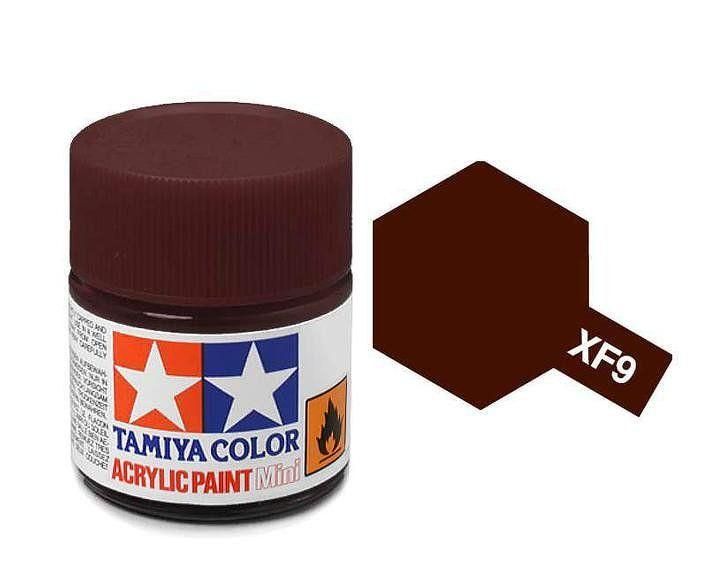 Tamiya Acrylic Flat Paint (10ml) - Hull Red