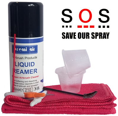 The Airbrush Company SOS (Save Our Spray) Emergency Airbrush Cleaning Kit