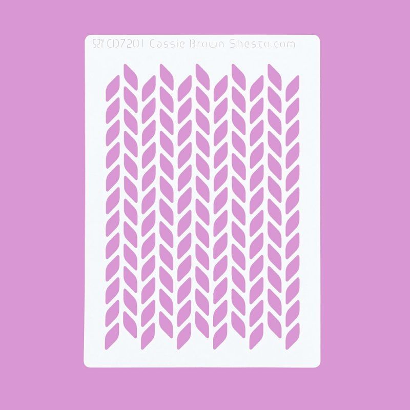 Cakecraft Purl Knit Stencils