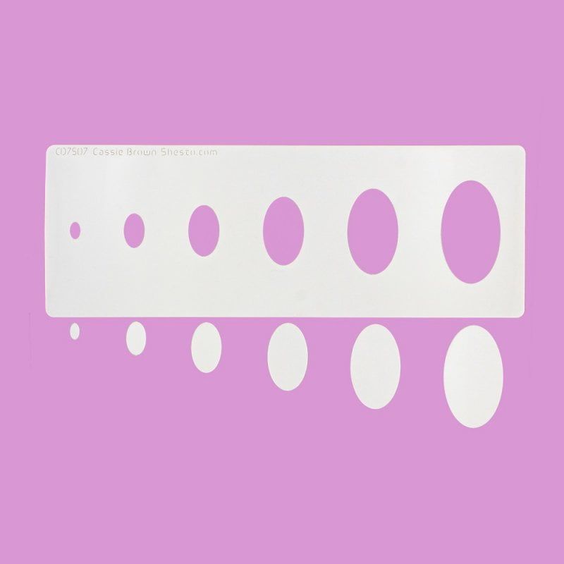 Cakecraft Ovals Stencil