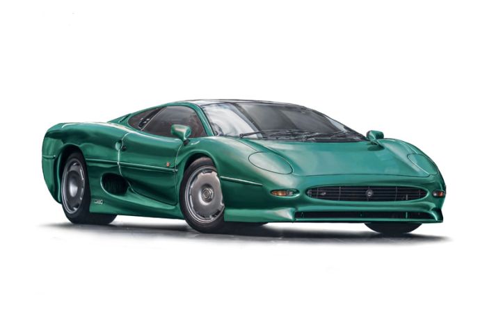 Scalextric C2324 Jaguar XJ220 Orange – Édition Exclusive Gamleys (Neuf, Sous Blister)