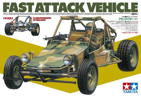 ホビーラジコン TAMIYA FAST ATTACK VEHICLE 1/10 Tamiya 1/10 Scale Fast Attack Vehicle Model Kit | Hobbies