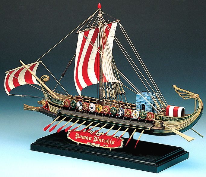 Roman Warship 船の模型 Academy Roman Warship Plastic Kit | Hobbies