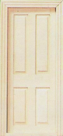 Wooden Interior Door 12th Scale Dolls House