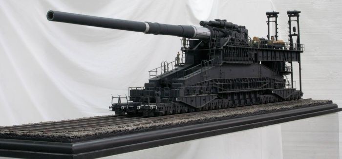 Sora Art 1/35 Scale Dora 80cm WWII German Super Heavy Railway Gun