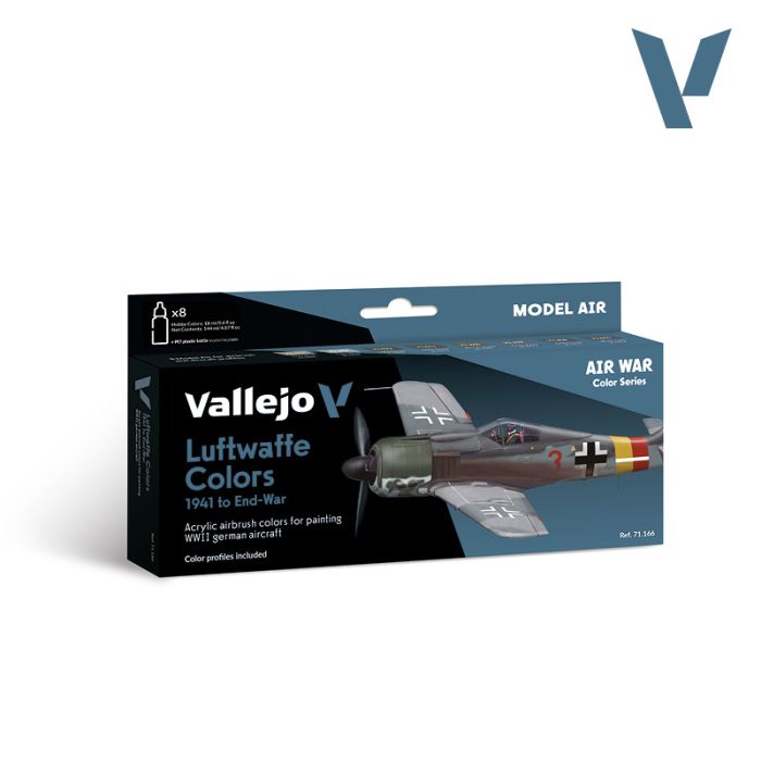Vallejo Model Air Set Luftwaffe Colours Set1941 To End of War