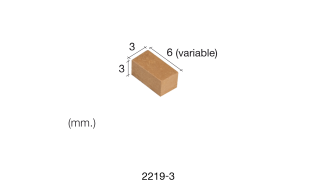 Aedes Ars Red Wall Stone 3 x 6 x 3 (Pack of 500 Stones)