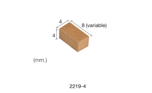 Aedes Ars Red Wall Stone 4 x 8 x 4 (Pack of 500 Stones)