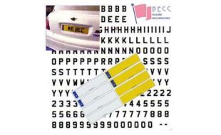 License Plate and Lettering Sets