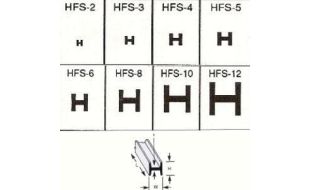 Plastruct H Columns