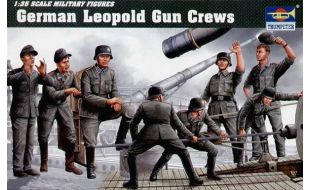 Trumpeter 1/35 Scale German Leopold Gun Crew Model Kit
