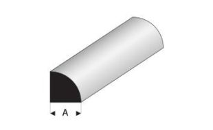 Super Styrene Quarter Round Rod