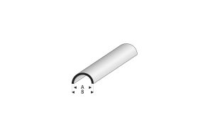 Super Styrene Half Round Hollow