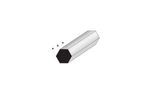 Super Styrene Hexagonal Rod