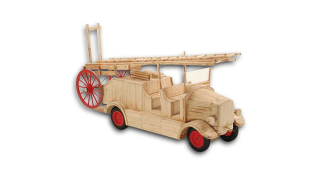 Match Craft Fire Engine circa 1930 Matchstick Kit