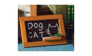 Blackboard with Chalks for 12th Scale Dolls House