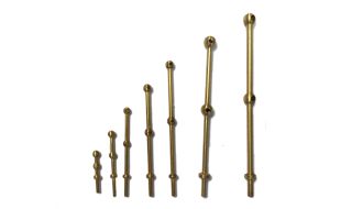 Caldercraft 2 Hole Brass Stanchions