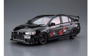 Aoshima 1/24 Scale Mitsubishi Ralliart CZ4A Lancer Evolution X 2007 Model Kit