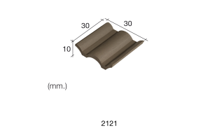 Aedes Ars Flemmish Black Roof Tile 30 x 30 x 10 (Pack of 25 Tiles)