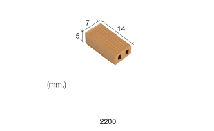 Aedes Ars Red Brick 7 x 14 x 5 (Pack of 150 Bricks)