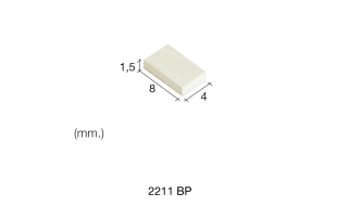 Aedes Ars Extra Small Mottled Tile 4 x 8 x 1.5 (Pack of 700 Tiles)
