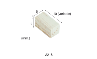 Aedes Ars Mottled Wall Stone 5 x 10 x 5 (Pack of 300 Stones)