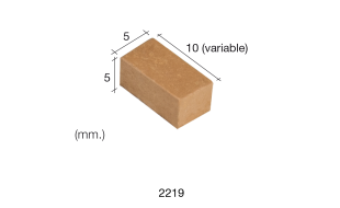 Aedes Ars Red Wall Stone 5 x 10 x 5 (Pack of 300 Stones)