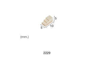 Aedes Ars Medium Battlement Supports 5 x 10 x 5 (Pack of 50 Supports)