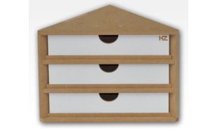 Hobbyzone End Corner Drawers Module