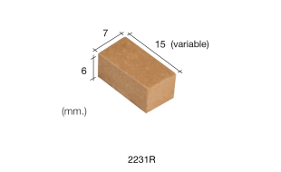 Aedes Ars Large Red Wall Stone 7 x 15 x 6 (Pack of 200 Stones)