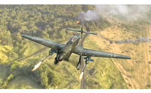 Italeri 1/48 Scale Junker Ju-87 G-1 Stuka Kanonenvogel Model Kit