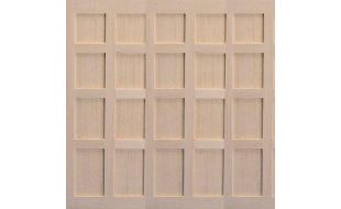 Tudor-Style Wood Panels, 3 pcs for 12th Scale Dolls House
