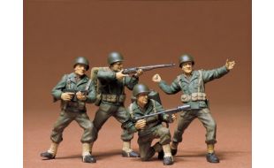 Tamiya 1/35 Scale US Army Infantry Plastic Figures