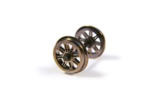 Branchline Metal Split Spoked Wagon Wheels (x10) 36-028 OO Gauge