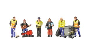 Branchline Modern Street Scene Figures 36-411 OO Gauge