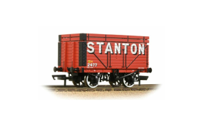 Branchline 8 Plank Wagon Coke Rails 'Stanton' Red OO Gauge