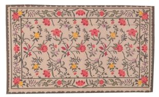 Pretty Floral Rug for 12th Scale Dolls House