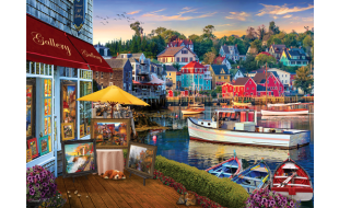 Cobble Hill Harbor Gallery 1000 Piece Jigsaw