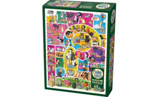 Cobble Hill Doodlecats 1000 Piece Jigsaw