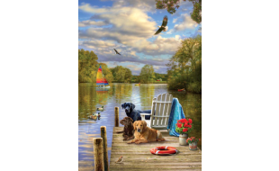 Cobble Hill Dog Day Afternoon 1000 Piece Jigsaw