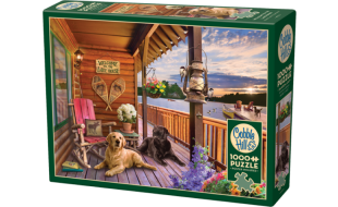 Cobble Hill Welcome To The Lake House 1000 Piece Jigsaw
