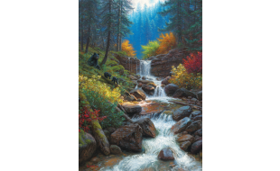 Cobble Hill Mountain Cascade 1000 Piece Jigsaw