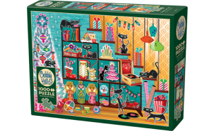 Cobble Hill Christmas Cats 1000 Piece Jigsaw