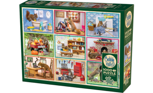 Cobble Hill Squirrels At Home 1000 Piece Jigsaw