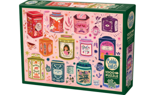Cobble Hill Tea Tin Treasures 1000 Piece Jigsaw