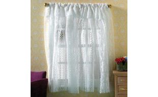 White Lace Curtains for 12th Scale Dolls House